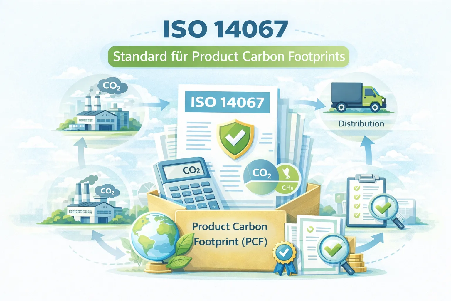 ISO 14067 - Kreislauf Product Carbon Footprints